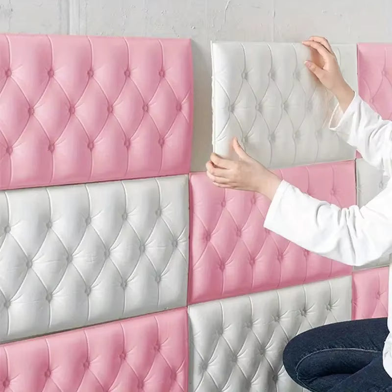 لوحة جدارية ثلاثية الأبعاد بالجملة، ديكور منزلي ناعم، ملصق جداري من الفوم PVC PET XPE، ورق حائط ذاتي اللصق