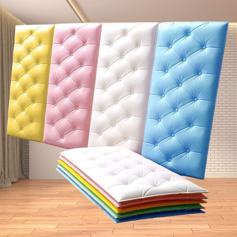 لوحة جدارية ثلاثية الأبعاد بالجملة، ديكور منزلي ناعم، ملصق جداري من الفوم PVC PET XPE، ورق حائط ذاتي اللصق
